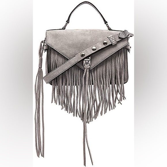 Brand 🆕 Rebecca Minkoff Small Darren Messenger w/ Fringe - Picture 5 of 10